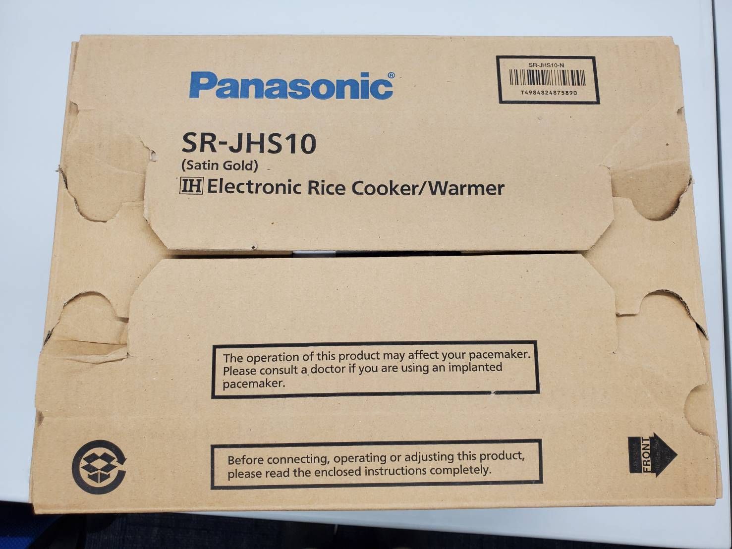 【展示品・未使用】Panasonic SR-JHS10 海外向け炊飯器　5合炊き　海外仕様220V