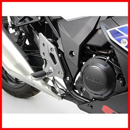 【人気商品】GSX250R HF5307 ステップオフセットプレートブラック ハリケーン(HURRICANE)