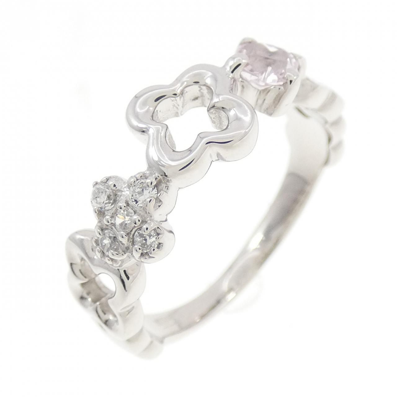 クミキョク フラワー ベリル リング