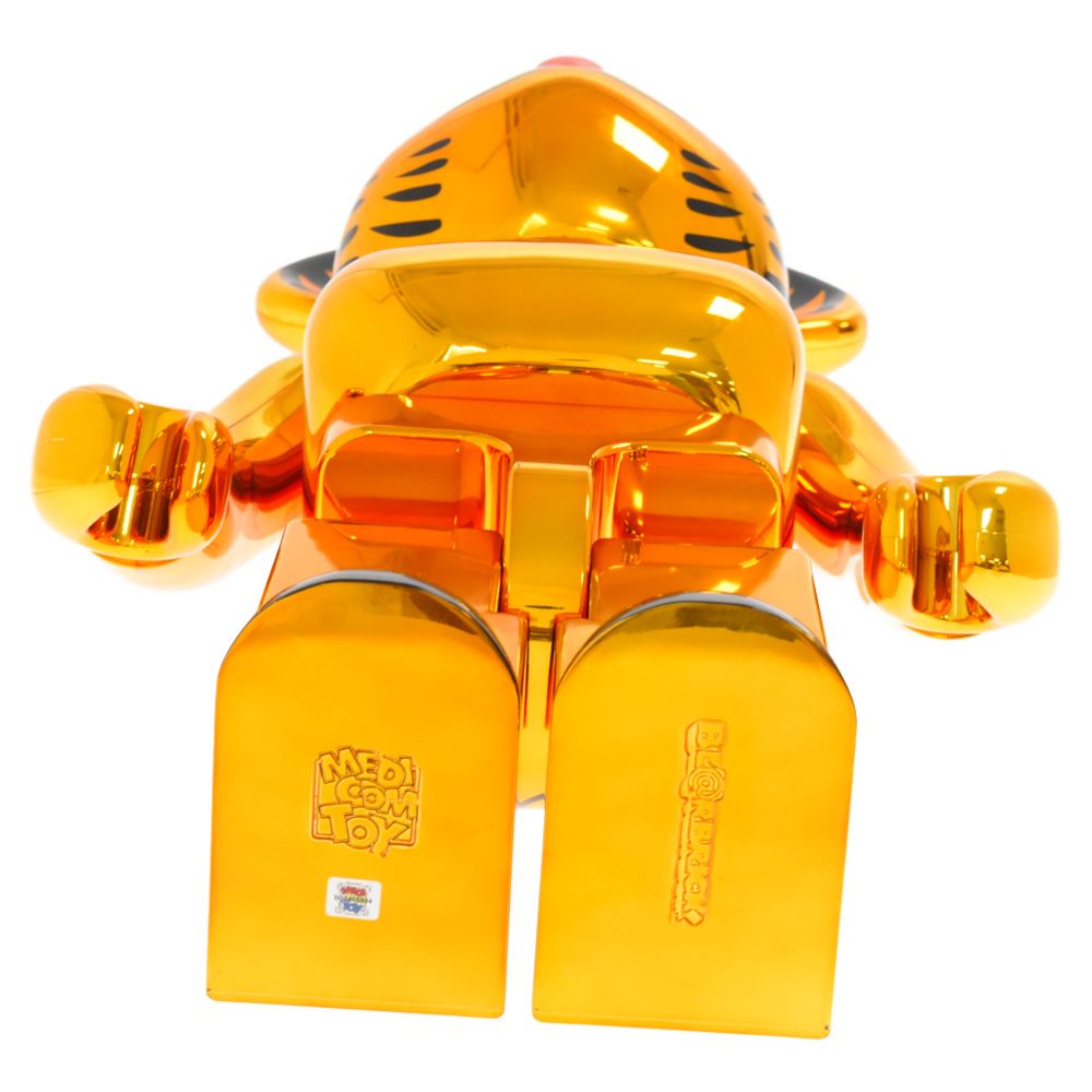 MEDICOM TOY (メディコムトイ) BE@RBRICK GARFIELD GOLD CHROME Ver 1000% ベアブリック  ガーフィールド ゴールドメッキバージョン 1000% フィギュア ゴールド