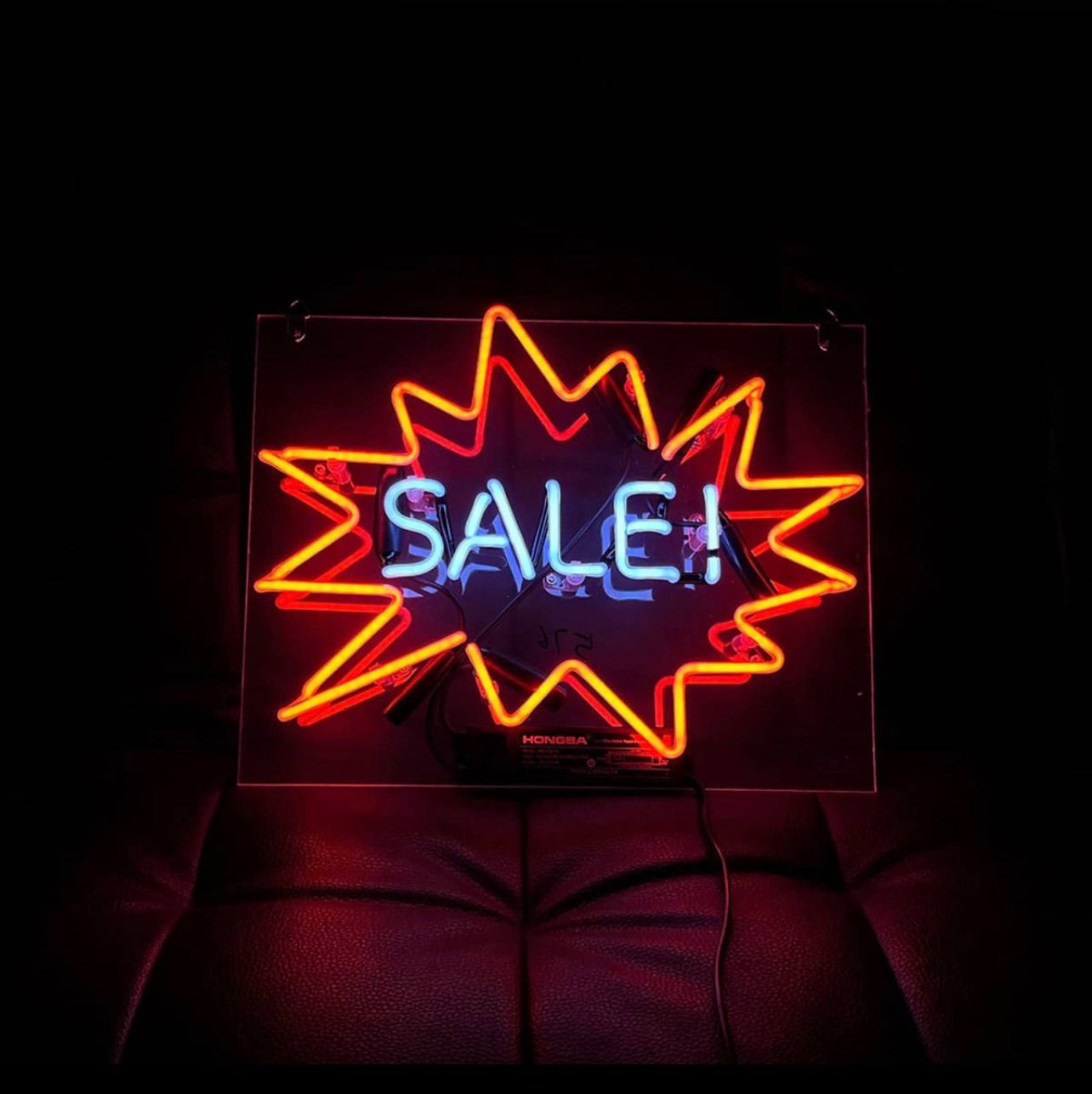 ネオンサイン 吹き出し文字 『SALE』 ネオン看板 インテリア お洒落 