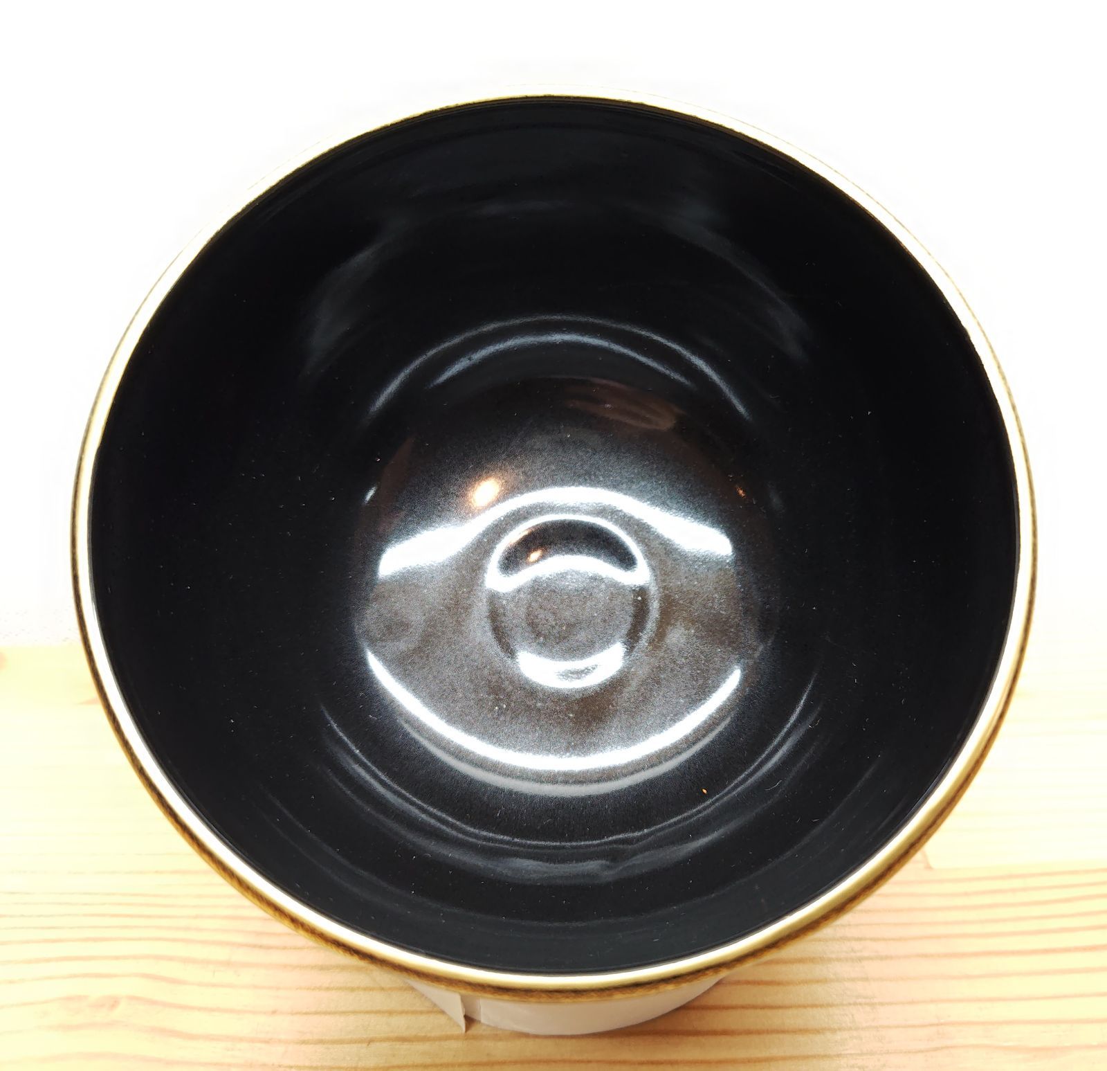 逢絢亭・新品】茶道具 茶碗 京焼 乾山 赤蔦の絵 内黒塗 壱休窯