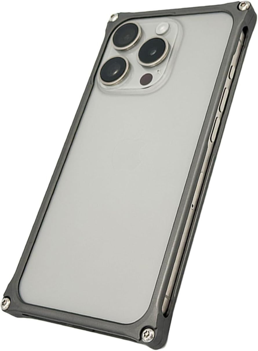 Amazonから発送 ソリッドバンパー for iPhone 15 Pro マットグレー