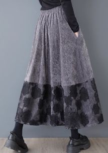 新品 2026新作 新韓国スタイル　ニッチ　メッシュ　個性　スプライシング　ルース　大きいサイズ　ミリメートル　スプライシングデザインスカート