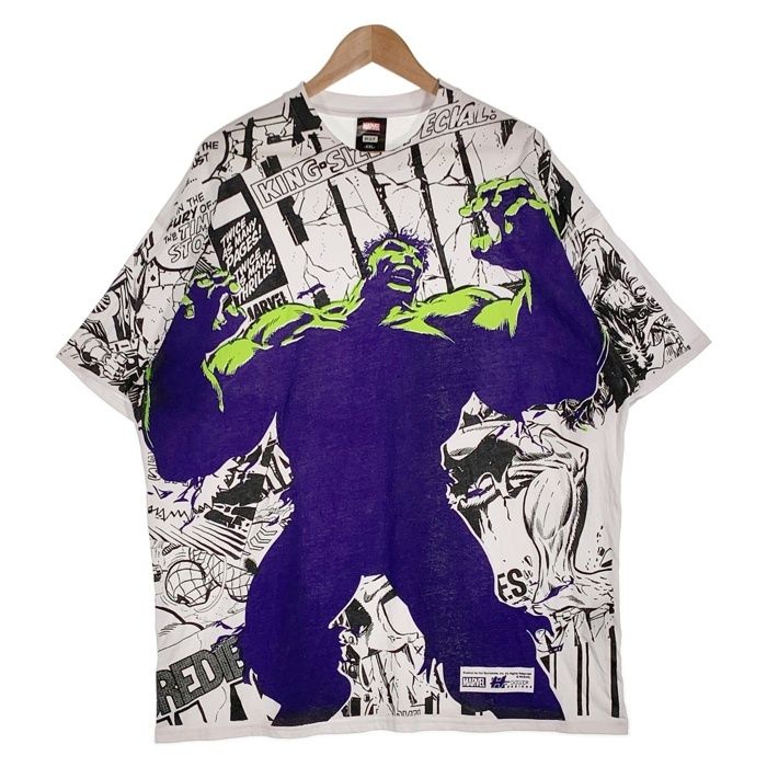 HUF ハフ MARVEL HULK Gamma S/S Tee マーベル ハルク プリントTシャツ ホワイト TS01973 Size XXL