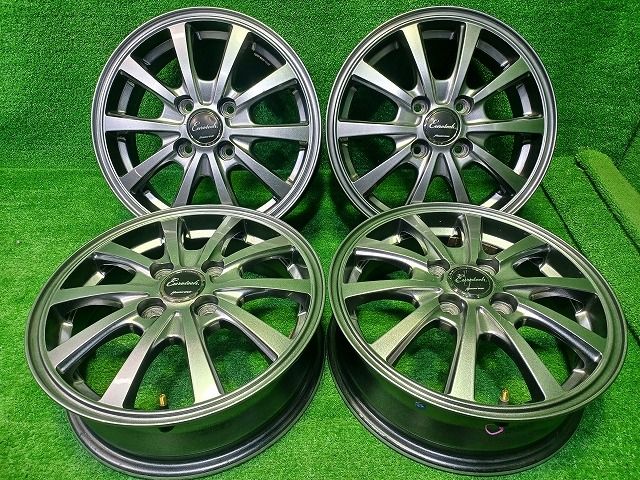 社外 MID ユーロテック 14ｲﾝﾁ 4.5J 4穴 4本 100 45