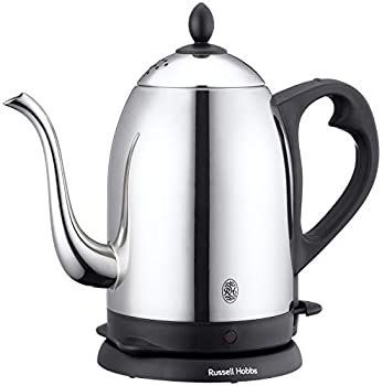 【】 ラッセルホブス 電気ケトル コーヒー ステンレス ドリップ ポット 細口 1.2L 7412JP