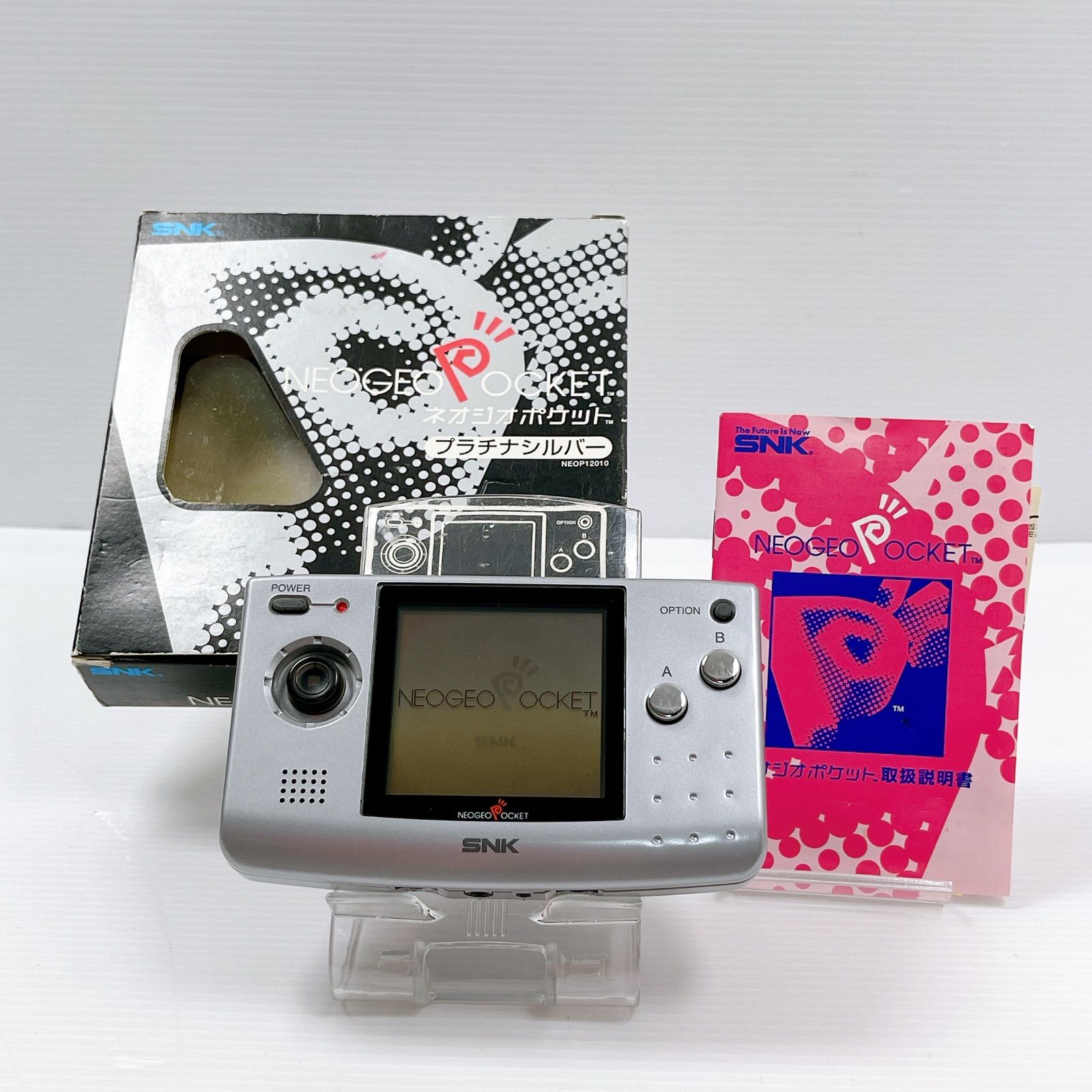 ネオジオポケット プラチナシルバー 動作 済み SNK NEOGEO POCKET