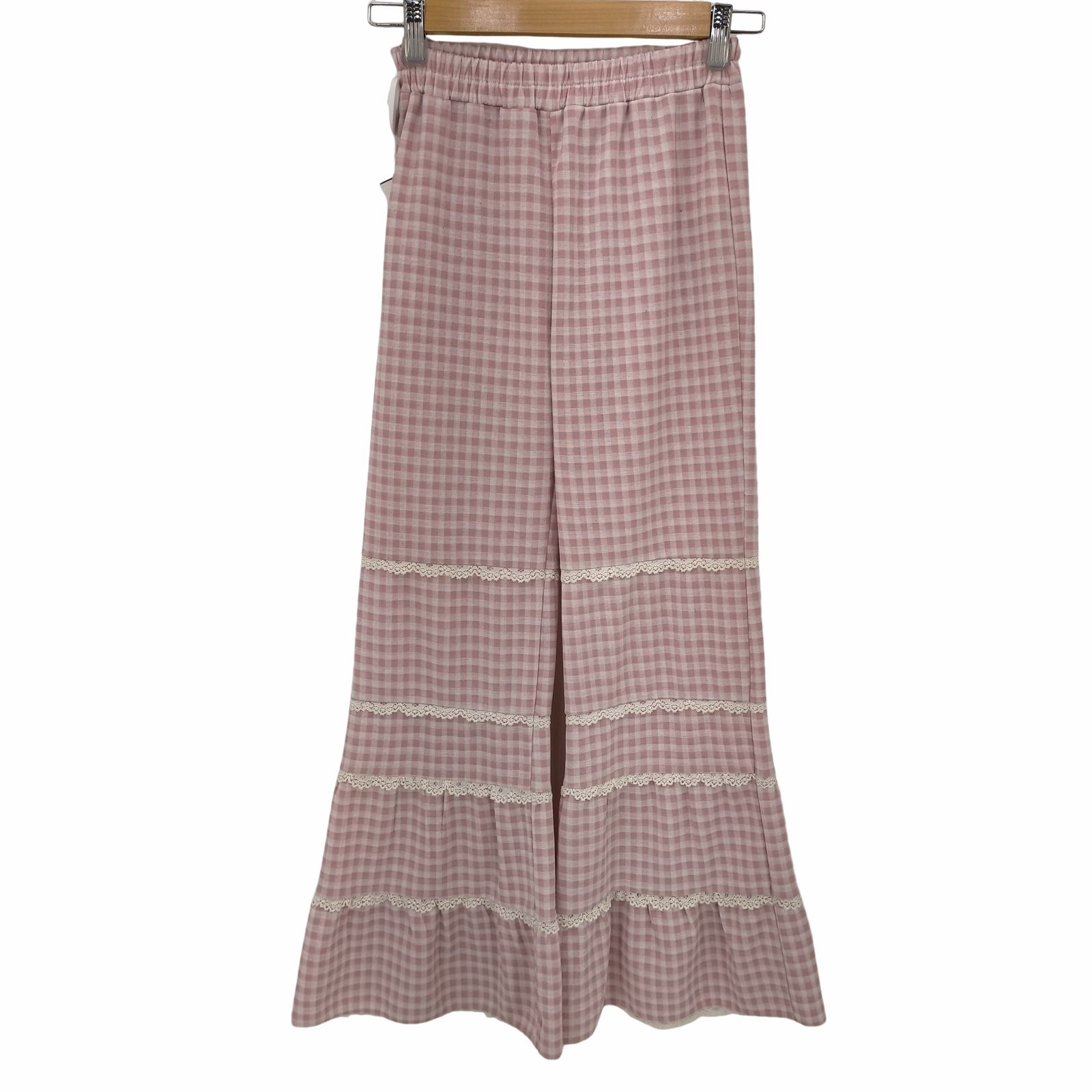 新品Candy Stripper GINGHAM CHECK FLARE パンツ Candy Stripper（キャンディストリッパー）の「GINGHAM CHECK