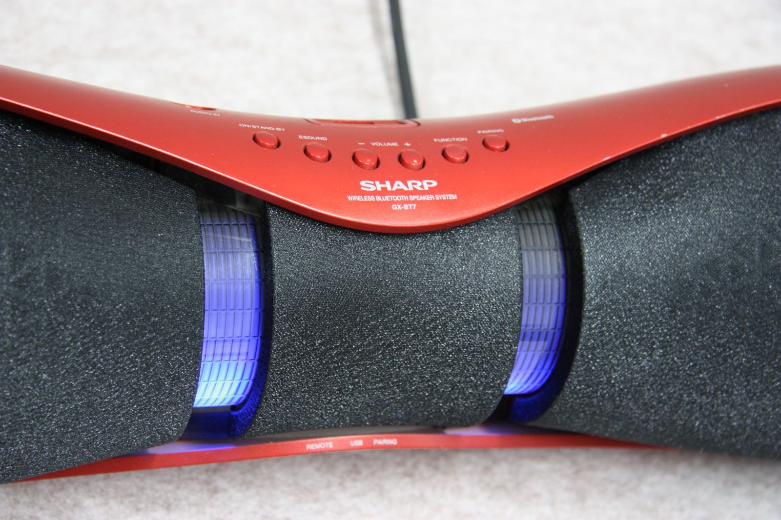 SHARP ワイヤレスBluetoothスピーカーシステム GX-BT7-R - メルカリ