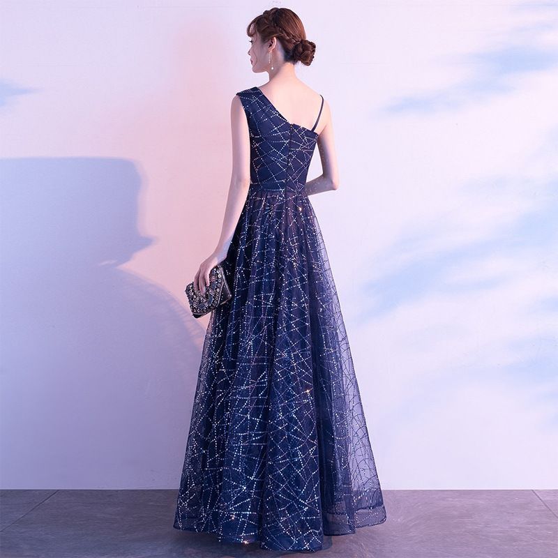 星空キラキラ結婚式卒業式花嫁ドレス演奏会ロングドレスドレスパーティードレスお誕生日披露宴ブライズメイドお呼フォーマル