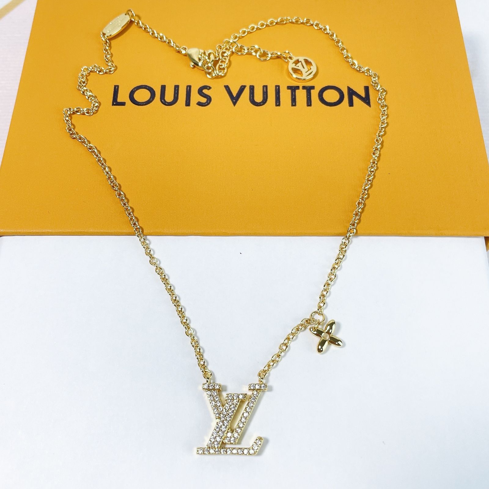 極美品】LOUIS VUITTON ルイヴィトン ヴィトンネックレス コリエ・LV ...