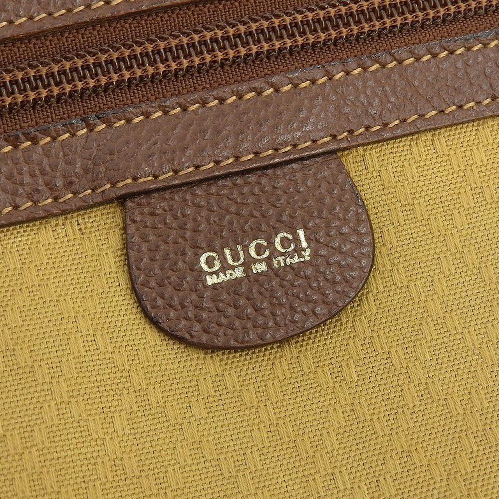 美品 グッチ GUCCI 70年代ヴィンテージ レア GGロゴタグ カーフ レザー