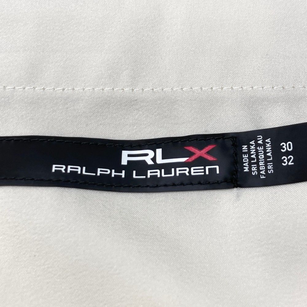 ラルフローレン RLX GOLF パンツ32 ベージュ 美品 RLX ストレッチ テーラード フィット パフォーマンス ツイル