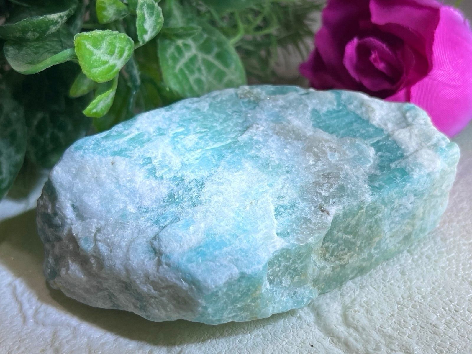 心を照らす光✨　アマゾナイト　天河石　原石　ラフストーン 心を照らす光✨ アマゾナイト 天河石 原石 ラフストーン 天河石