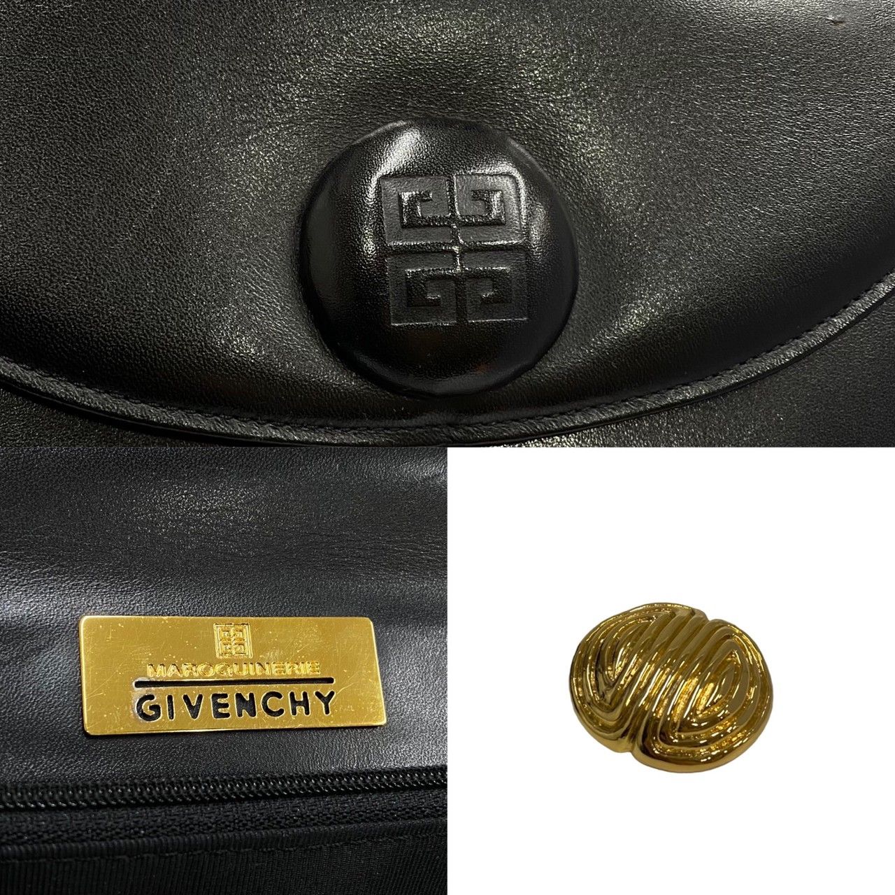 極 美品 付け替えロゴ付 GIVENCHY ジバンシィ ジバンシー 4G