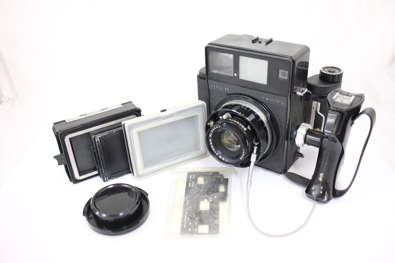 Mamiya Press Super 23 + 100mm F3.5 返品保証 返品保証 マミヤ Mamiya Press Super 23 ブラック + Sekor 100mm F3.5