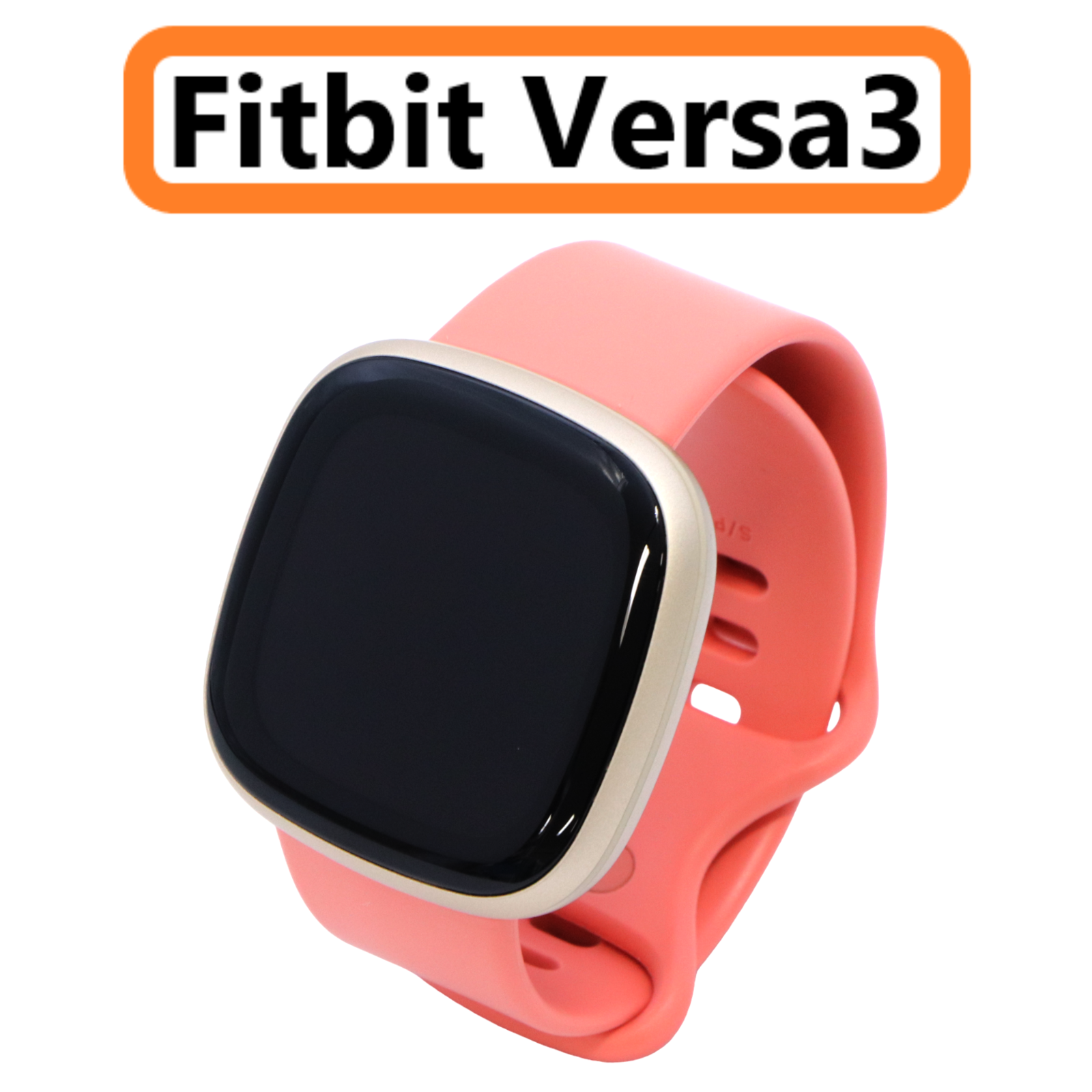 春夏新作モデル美品 Fitbit Versa ブラック スマートウォッチ