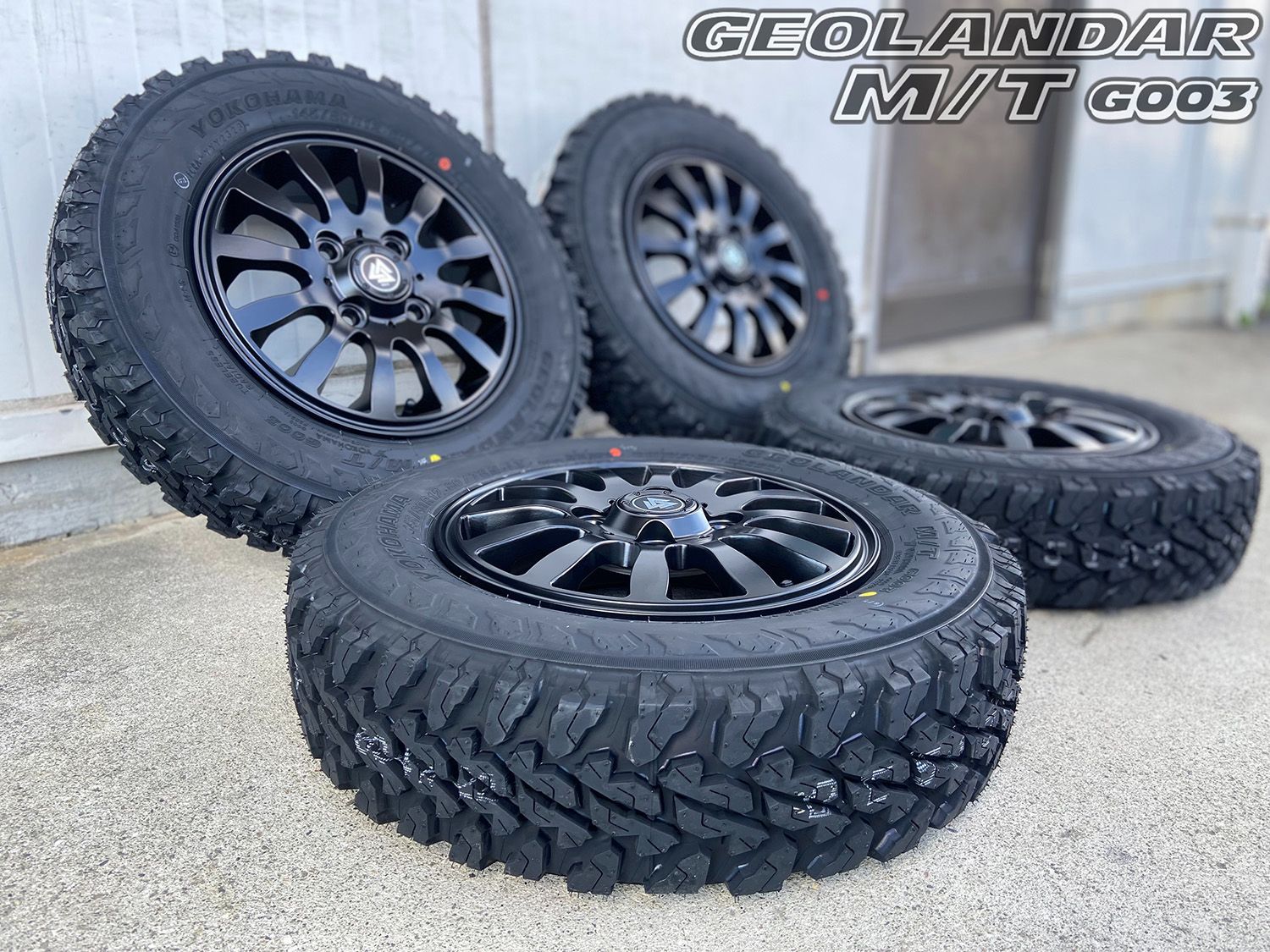 145/80R12 80/78N LT ハイゼット アクティ アトレークリッパー キャリイ 12インチ タイヤホイールセット ヨコハマ ジオランダー  MT 4本セット 1台分 Bounty MUD-XⅡ - メルカリ