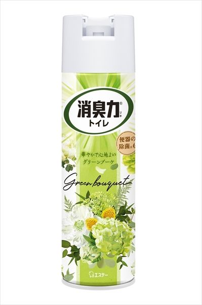 まとめ買い-24点セット トイレの消臭力 スプレー グリーンブーケ エステー 芳香剤 トイレ用