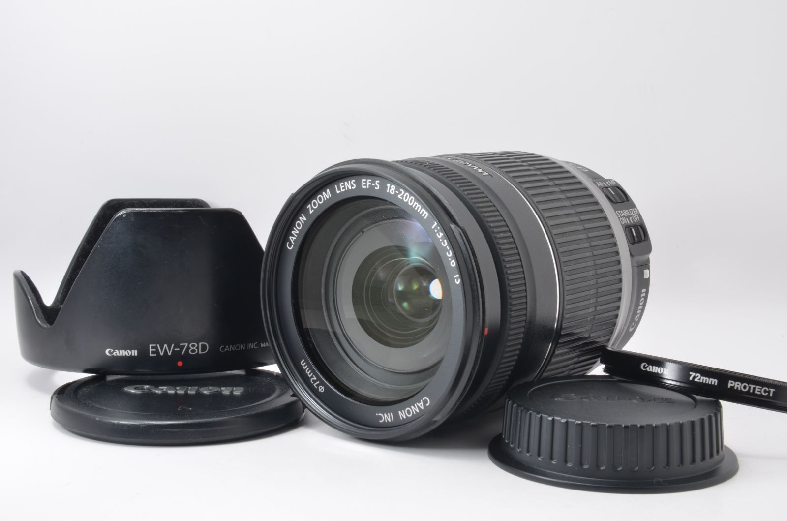 ☆外観極上品☆CANON キヤノン EF-S 18-200mm F3.5-5.6 IS☆