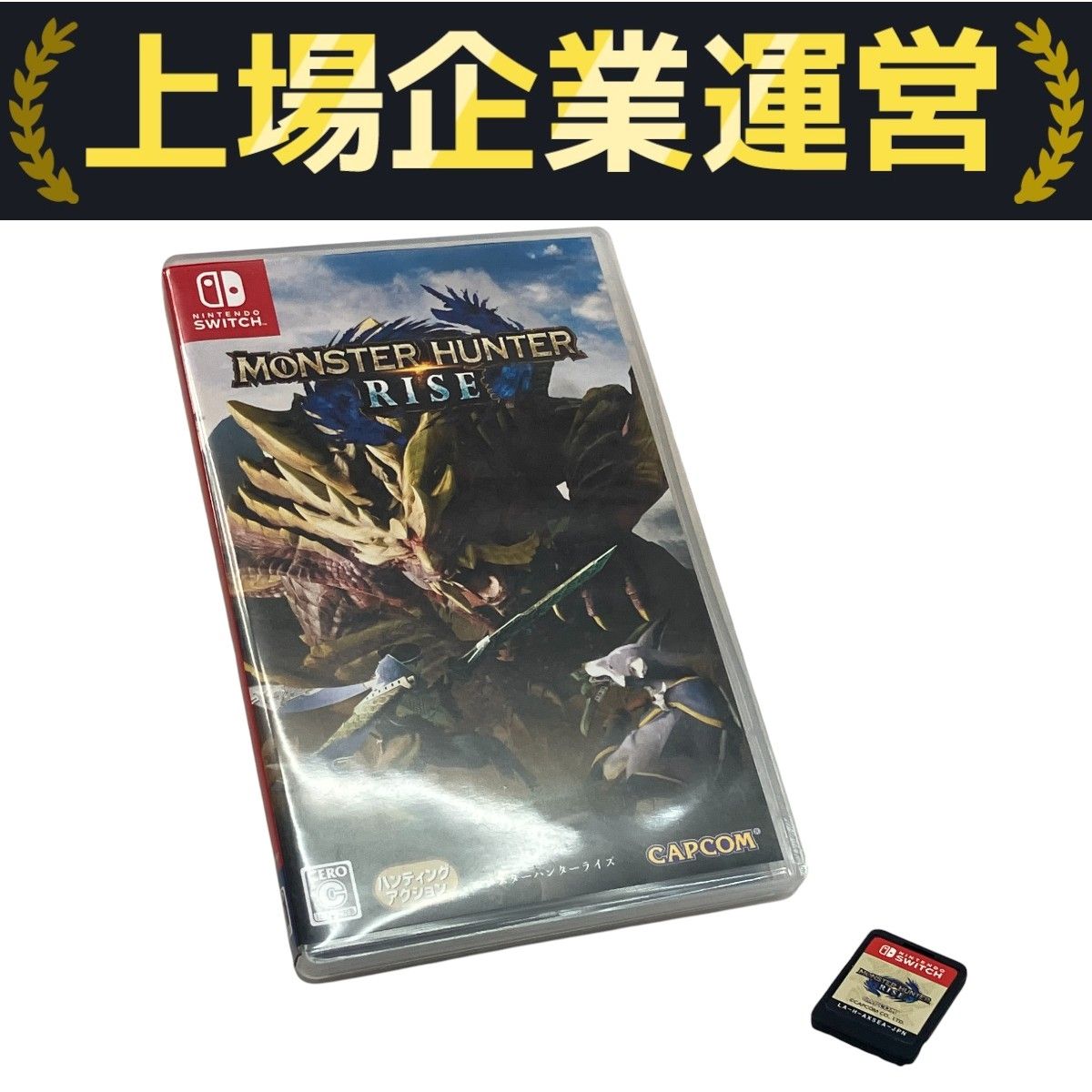 Nintendo Switchソフト CAPCOM モンハンライズ MONSTER HUNTER