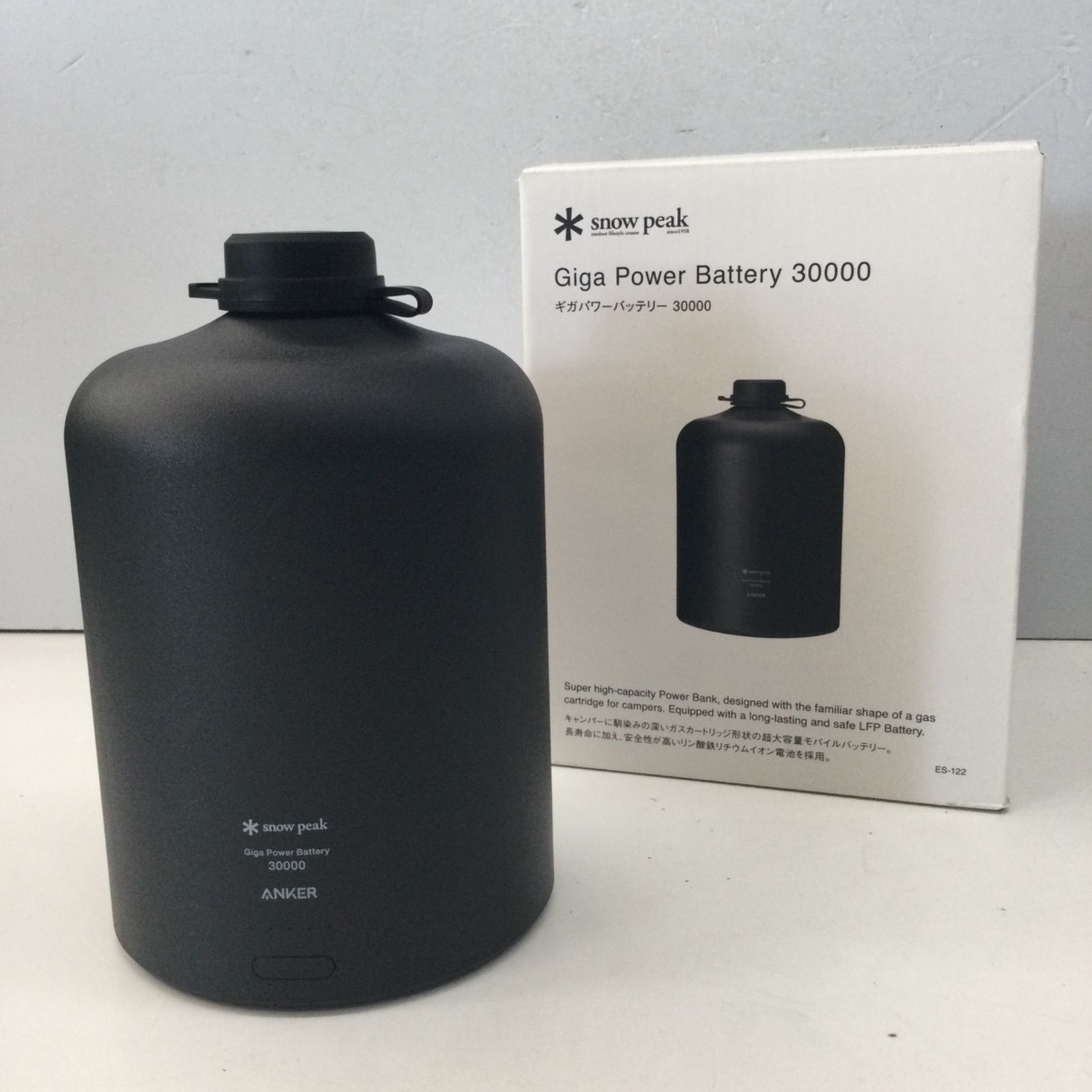 Snow Peak スノーピーク ギガパワー バッテリー30000 ガスカートリッジ モバイルバッテリー Anker アンカー USB-Cポート USB-Aポート