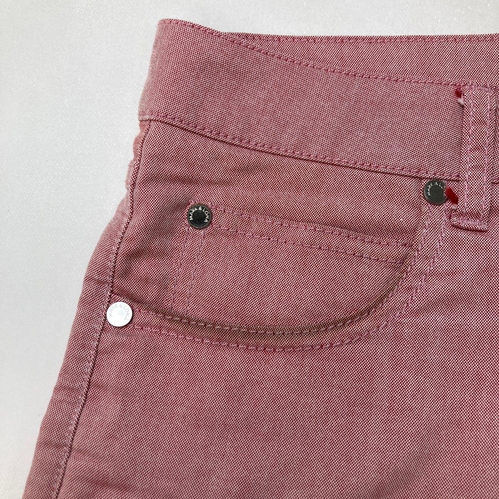 サイズ：L MARK&LONA マークアンドロナ  ハーフパンツ  レッド系 [240101444696] ゴルフウェア メンズ ストスト サイズ：L MARK&LONA マークアンドロナ ハーフパンツ レッド系