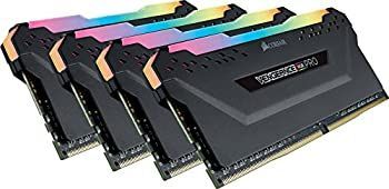 【中古】CORSAIR DDR4-3200MHz デスクトップPC用 メモリモジュール VENGEANCE RGB PRO シリーズ 32GB [8GB×4枚] CMW32GX4M4C3200C16