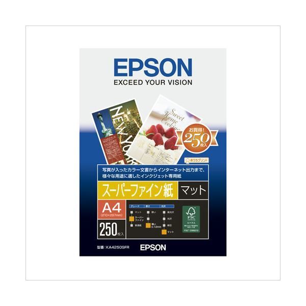 epson ショップ フォトマット紙 変更