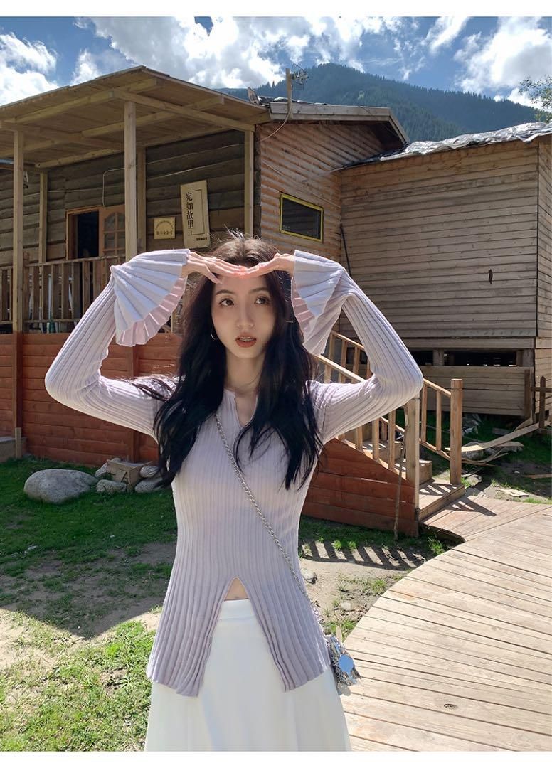 ロング花柄レーススカート デートにも最適