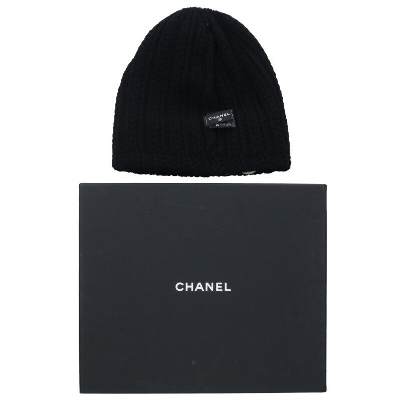 楽天市場】 CHANEL シャネル ニット帽 AAA204 B17041 レディース