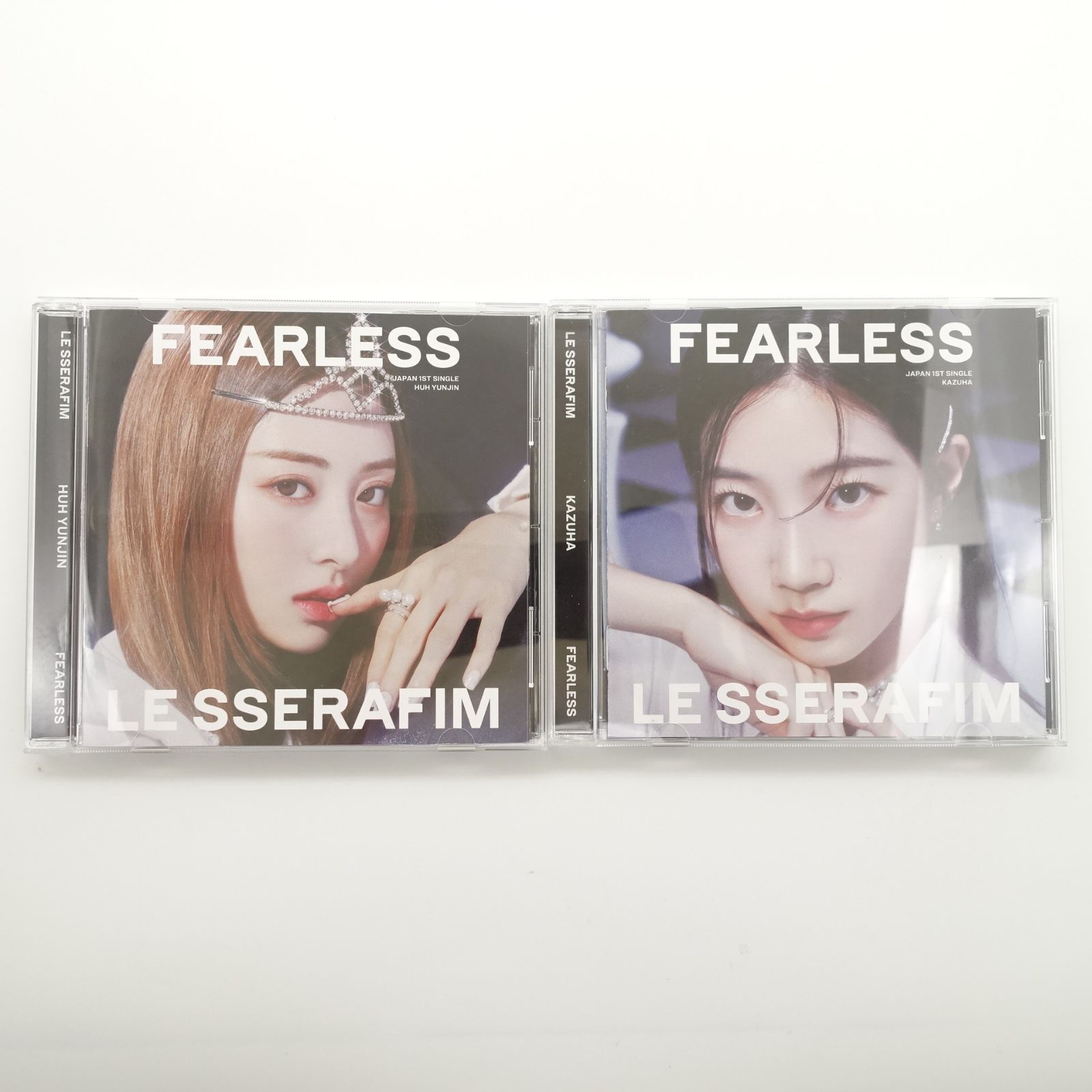 LE SSERAFIM FEARLESS CD 2枚セット ユンジン カズホ JAPAN 1ST SINGLE 