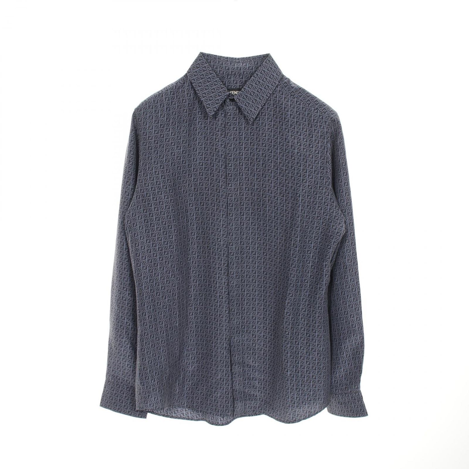 フェンディ FENDI ズッカ カリグラフィ FS0585 AI8P シルク シャツ