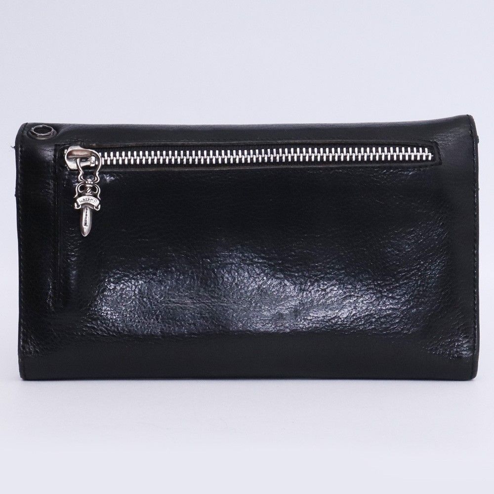 CHROME HEARTS ウェーブウォレット ブラック