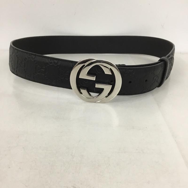 GUCCI グッチ ベルト バックル 411924 CWCIN GG レザー