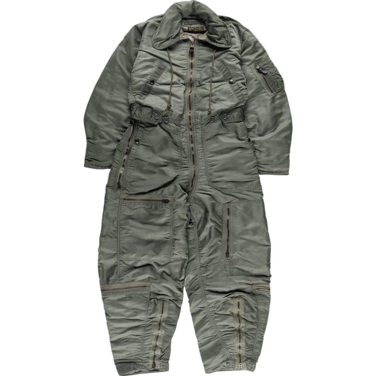 古着 米軍実品 50~60年代 CWU-1|P フライトスーツ 長袖 オールインワン つなぎ SMALL-REGULAR メンズS相当 ヴィンテージ|evb008568
