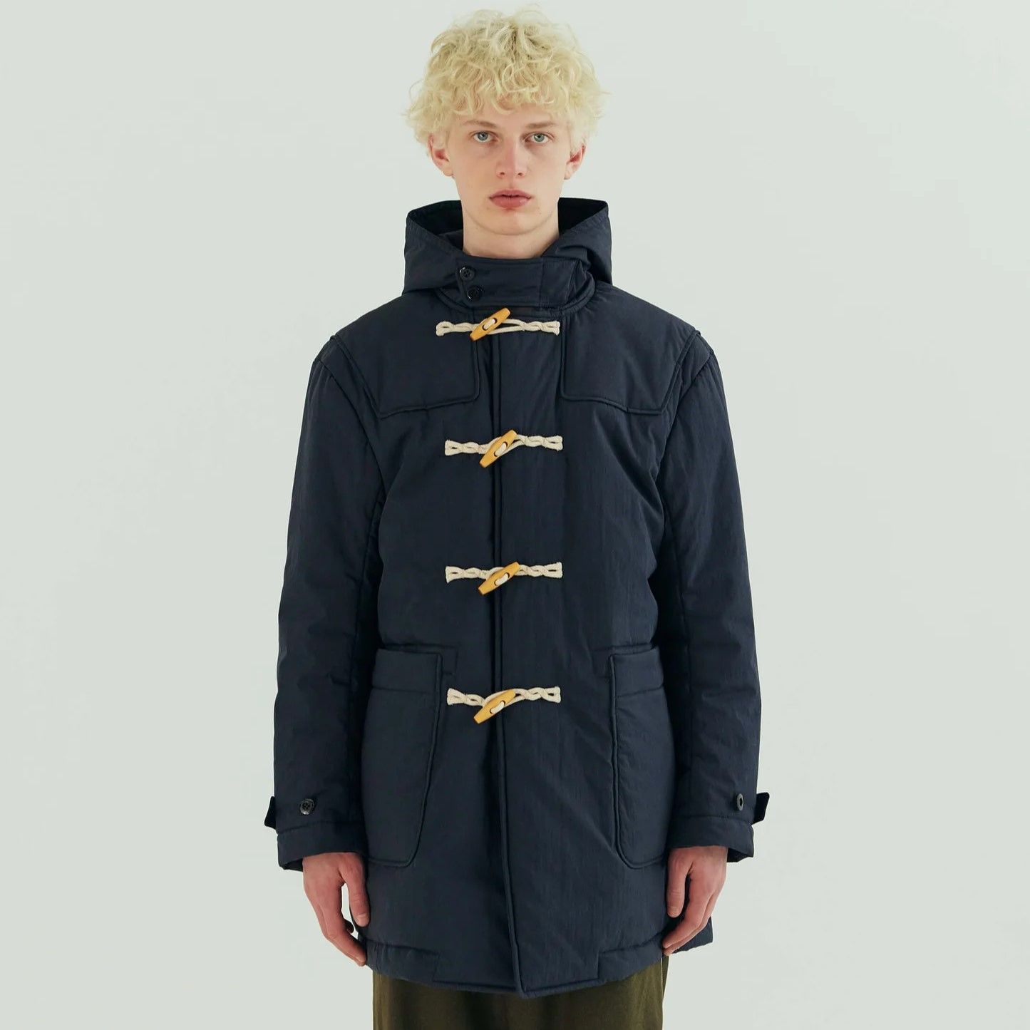 ARMY TWILL アーミーツイル COTTON NYLON DUFFEL COAT BEIGE