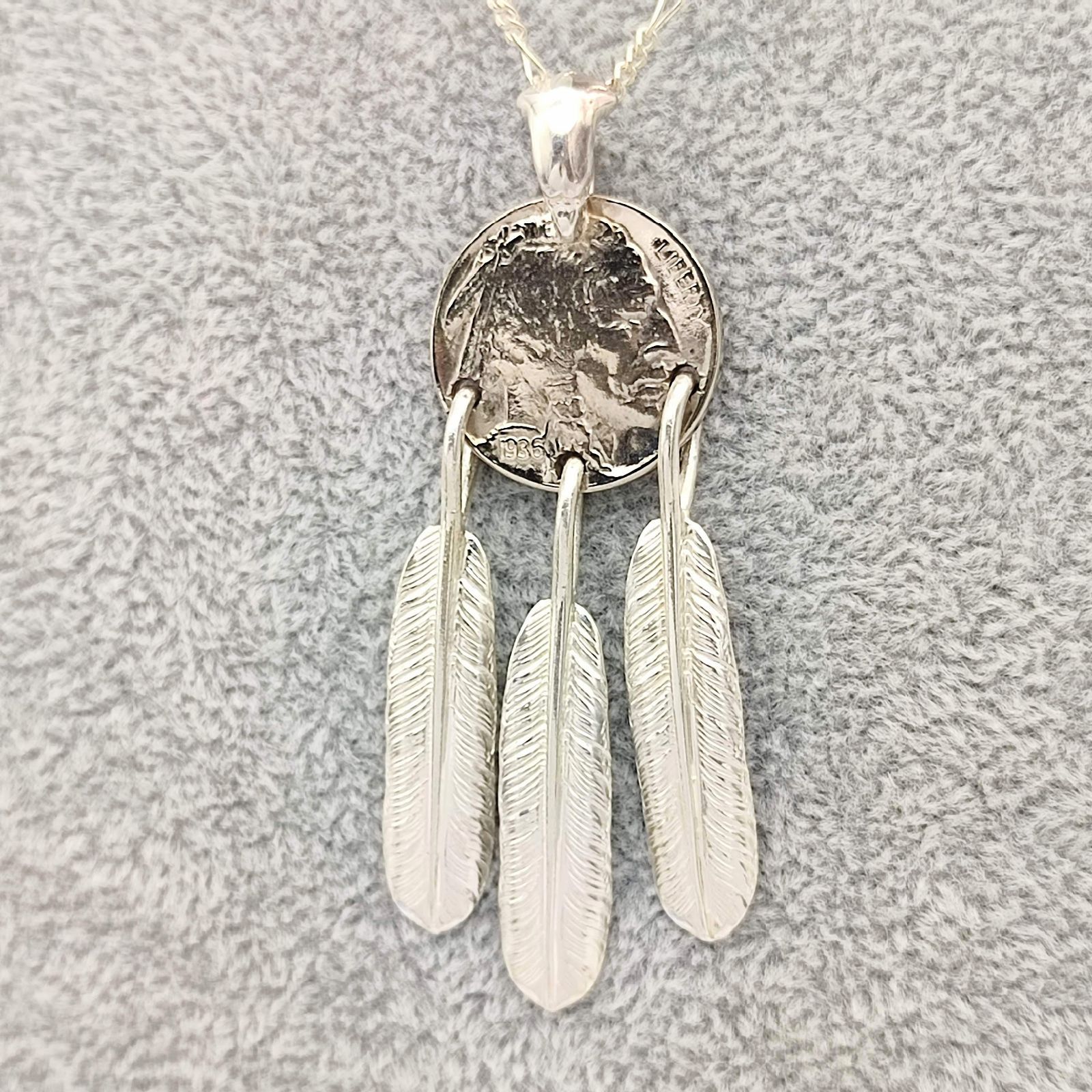 美品】アヴィレックス フェザーネックレス シルバー925 3点吊り - メルカリ