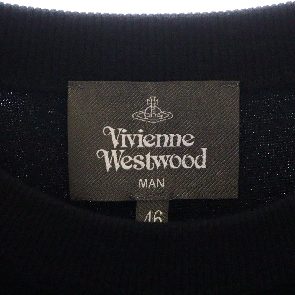 Vivienne Westwood ベロア トレーナー Vivienne Westwood MAN (ヴィヴィアンウエストウッドマン) オーブロゴ