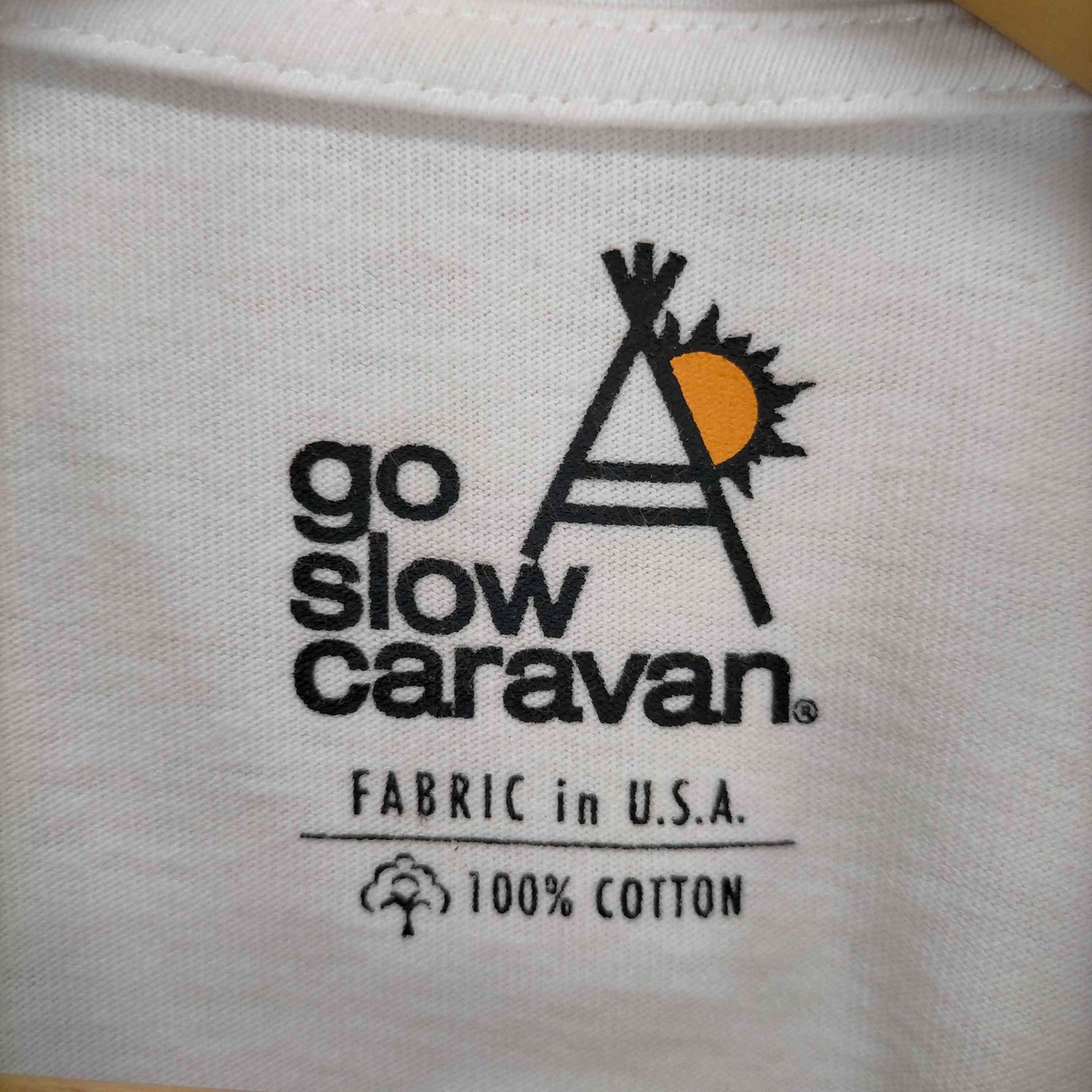 ゴースローキャラバン go slow caravan ツキノワグマTEE メンズ JPN：3 