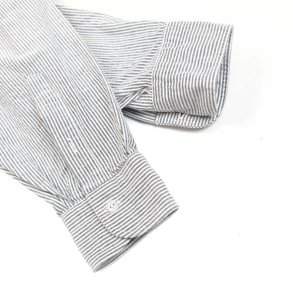 COMOLI コモリ 21AW ポプリンシャツ ブルー 3 嗅げ U03-02009