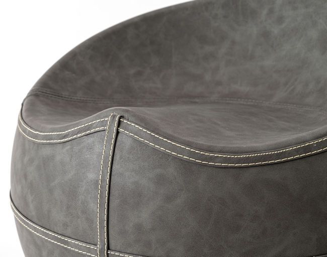 ソフトレザースツール 丸形スツール 椅子 モダン ダイニング リビング