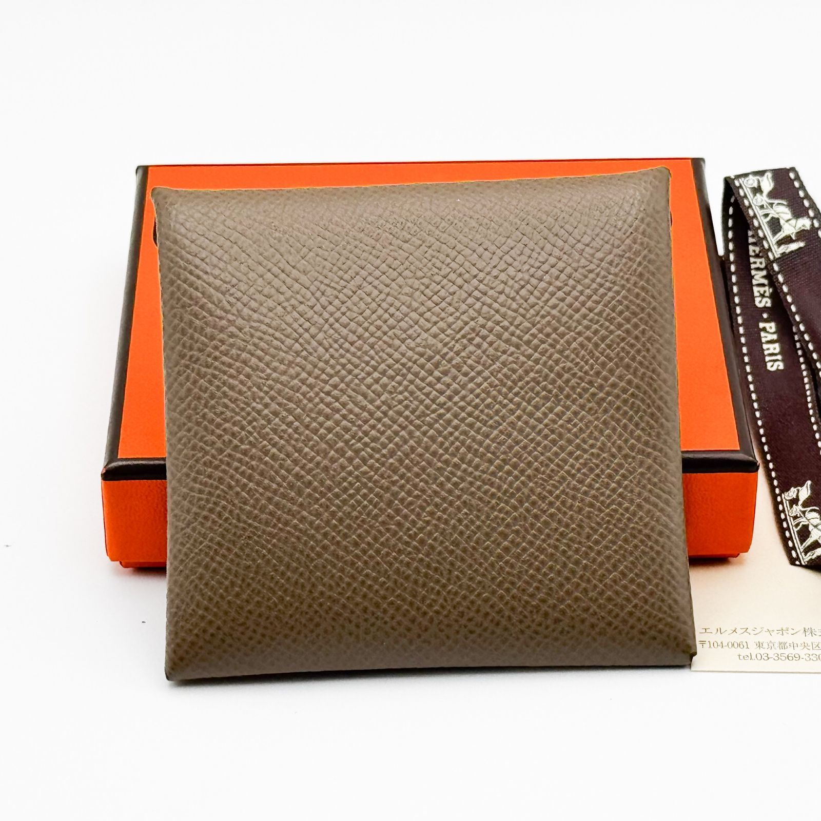 エルメス HERMES バスティア エトゥープ コインケース Z刻印