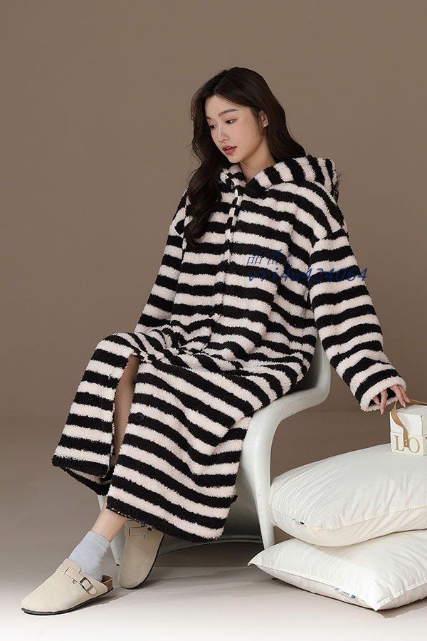 ルームウェア レディース ワンピース 寝巻き 寝間着 ゆったり もこもこ 暖かい 姉妹 パジャマ 着る毛布 お揃い 気持ちいい vii4w424064 DECORATOM_COM_BR