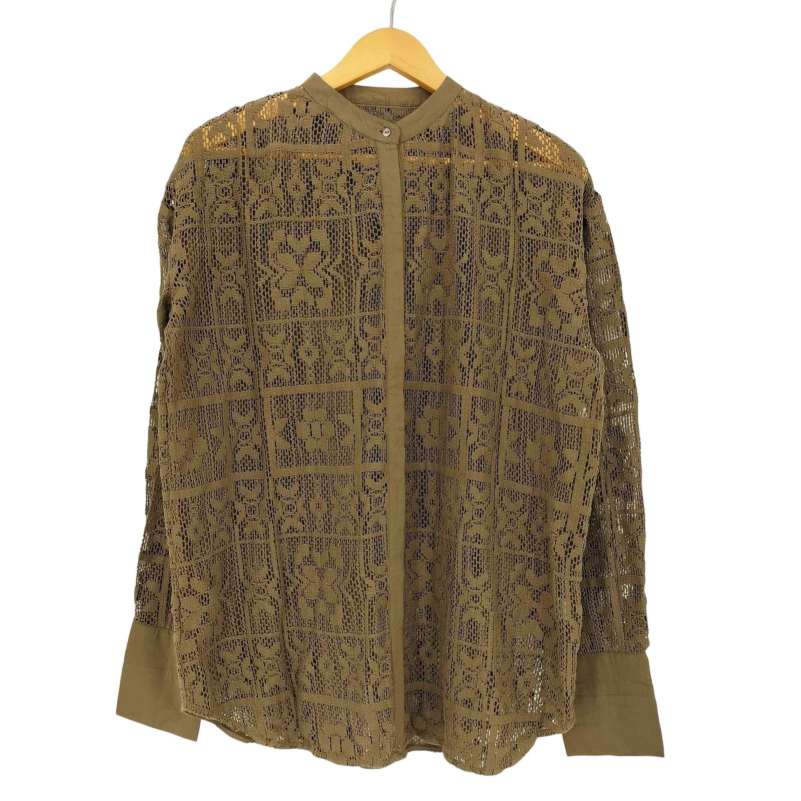 トゥデイフル TODAYFUL 22ss Block Lace Shirts レースシャツ