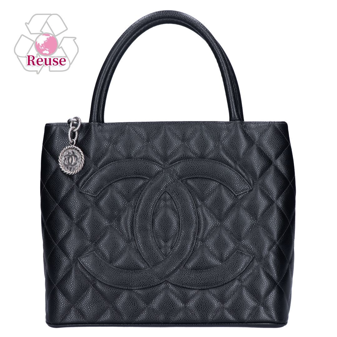 【新品未使用】CHANEL ACADEMY ブラックトートバッグ リユース品】 シャネル CHANEL バッグ トートバッグ 復刻トート