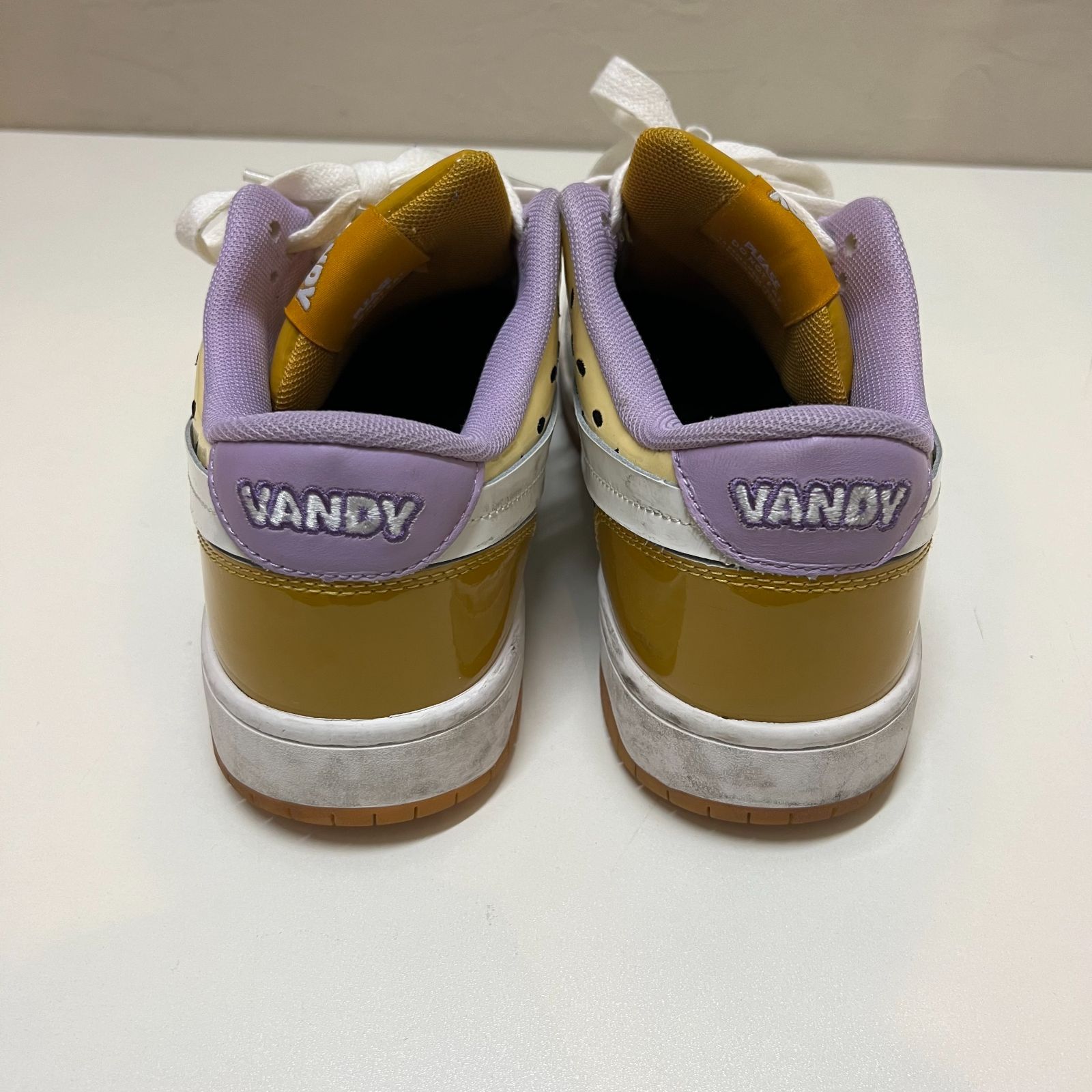 VANDY THE PINK ヴァンディーザピンク RICE BURGER SHOES スニーカー イエロー系 size27【代官山07】