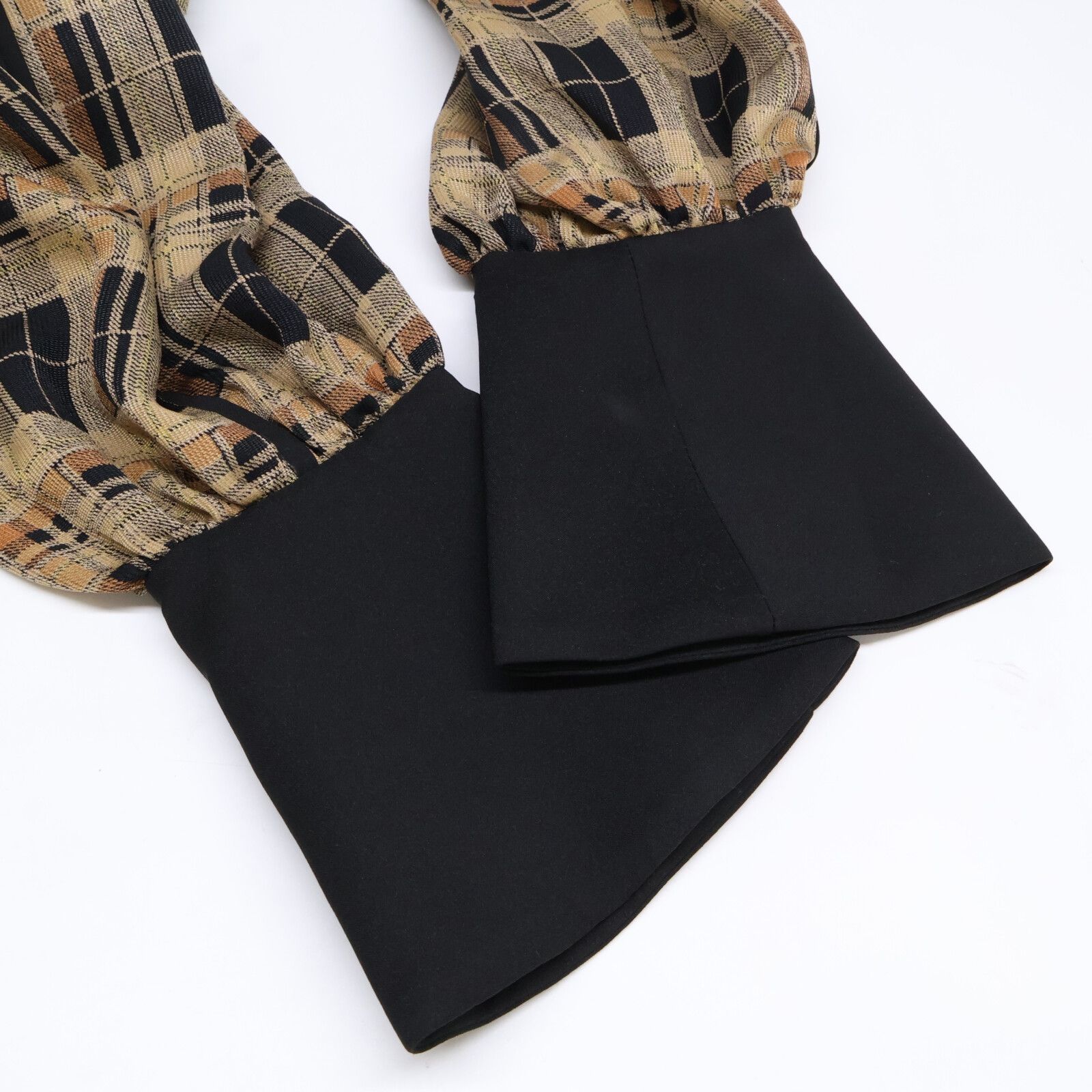 アウトレット CLANE クラネ CHECK PIPING ONE PIECE 2 CLANE CHECK