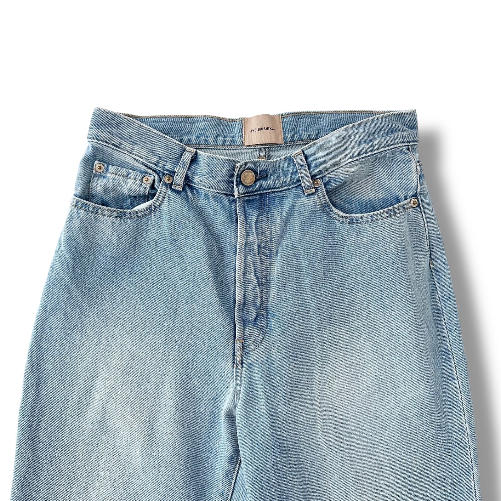 シシクイ EASY JEANS LIGHT INDIGO LOOSE デニム 36